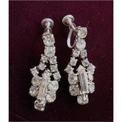 DECO  RHINESTONE SCREW-BACK EARRINGS #1956521