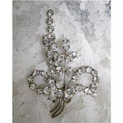 QUALITY SIGNED RHINESTONE BROOCH #1956525