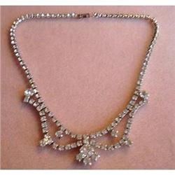 LOVELY 1940's RHINESTONE NECKLACE #1956551