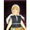 Image 1 : Polish Wooden Doll  Lady with Scarf #1956740