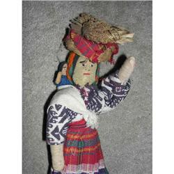 10  Cloth Doll With Stitched Features And Baby #1956776