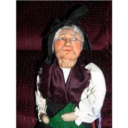 9" Ravca Stockinette Woman With Black Bow #1956796