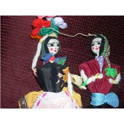 10" Cloth Yarn International Doll Pair #1956805