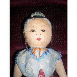 12" International Cloth Doll W/ Red Skirt #1956817