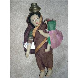 India Woman with child and milkpot #1956829