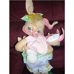 19  Easter Bunny Annalee Bunny W/ Baby #1956872