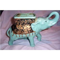 Mid Century Modern Ceramic Gold Elephant #1956904