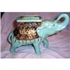 Image 1 : Mid Century Modern Ceramic Gold Elephant #1956904