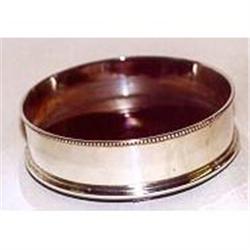 Silverplated wine bottle coaster #1956915