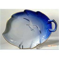 Bing & Grondahl blue tray/dish with open #1956932