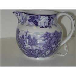 Blue and white pitcher #1956960