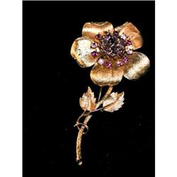 Coro Craft floral brooch #1956982