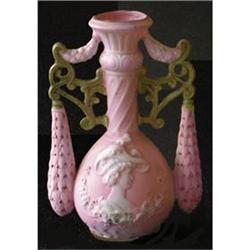 Schafer & Vater Pink Cameo Vase #1957005