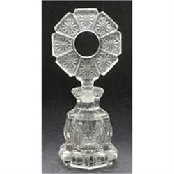 Pressed Glass Perfume Bottle Wheel Stopper #1957039