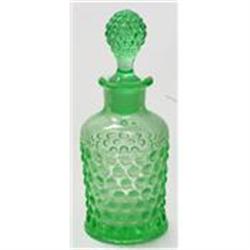 Duncan Miller Green Hobnail Perfume Bottle #1957089