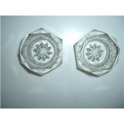 Pair Brilliant Cut Glass Individual Salts #1957247