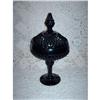 Image 1 : Indiana Glass Compote Diamond Point #1957357