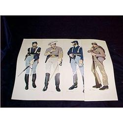 4 Civil War Prints with Photo Envelope #1957458