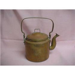 Vintage Brass Tea Kettle #1957462