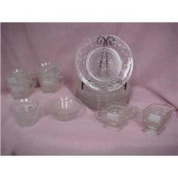 Indiana Glass Sandwich Pattern 22 Piece Set #1957468