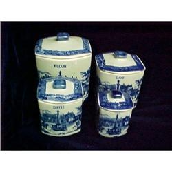 Ironstone Blue & White Transfer 8 Piece #1957473