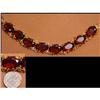 Image 1 : STUNNING AMBER Color GLASS JEWEL Bracelet WOW #1957605