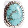 Image 1 : HUGE Sterling TURQUOISE RING #1957614