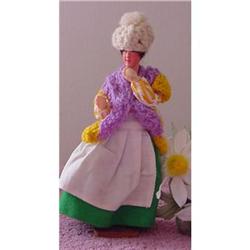 Doll Jay Ireland 8" Woman crochet shawl #1957657