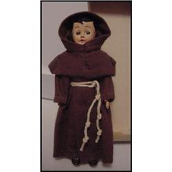 Doll Franciscan Friar  1950s  Religious Order #1957669