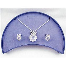 NIB Swarovski MILLENIUM Necklace & EARRINGS Set#1957703