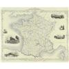 Image 1 : Map of France by Rapkin 1851  #1966771