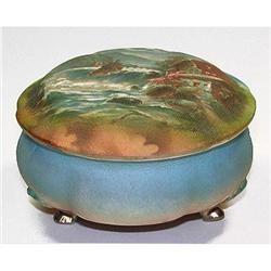 Royal Bayreuth Tapestry Castle Dresser Jar #1967050
