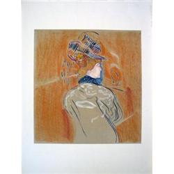 Lautrec   Portrait of a woman Lithograph #1967269