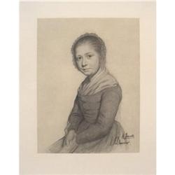 Miniature Daumier   Portrait of a girl #1967276