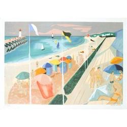 Signed Lambert   Beach Scene #1967293