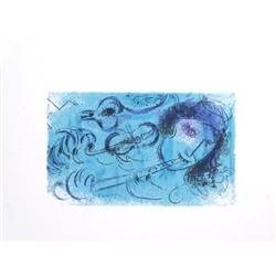 Chagall   The Blue Flutist Lithograph #1967301