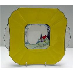 Shelley Cottage #1 Yellow Sandwich Plate #1967419