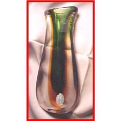 Murano Italy Studio Art Glass Vase #1967472