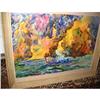 Image 1 : Big WW11 Japanese Naval Battle Scene Painting #1967568