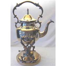 Teakettle on stand. Birmingham Silver Co #1967676