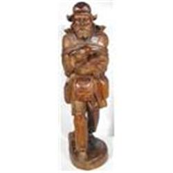 Carved figure of a pedlar German c1900 #1967690