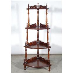 VICTORIAN CORNER WOT NOT BOOKCASE STAND #1967714