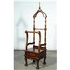 Image 1 : GENTLEMANS BEDROOM CHIPPENDALE WALNUT VALET #1967729