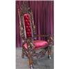 Image 1 : MAJESTY VICTORIAN KING THRONE RELIEF CHAIR #1967732