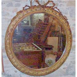 Large  French Luis XVI style carved Mirror gilt#1979350
