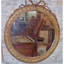 Large  French Luis XVI style carved Mirror gilt#1979350