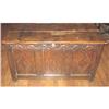 Image 1 : 18th C. Antique CARVED COFFER TRUNK Must See!! #1979355