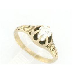 Nouveau 0.42ct Diamond 14k Ring #1979607