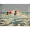 Image 1 : Three Girls Playing in the Surf by Harry John #1979935