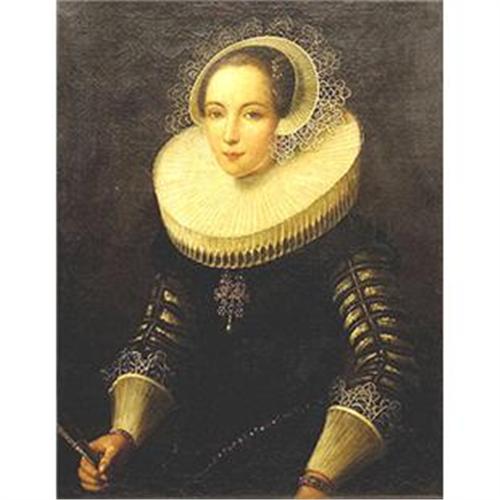 Portrait of a Lady in a Millstone Ruff Dutch #1979968